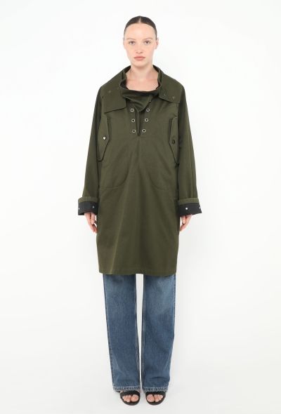 Céline 2017 Gabardine Eyelet Parka - 1