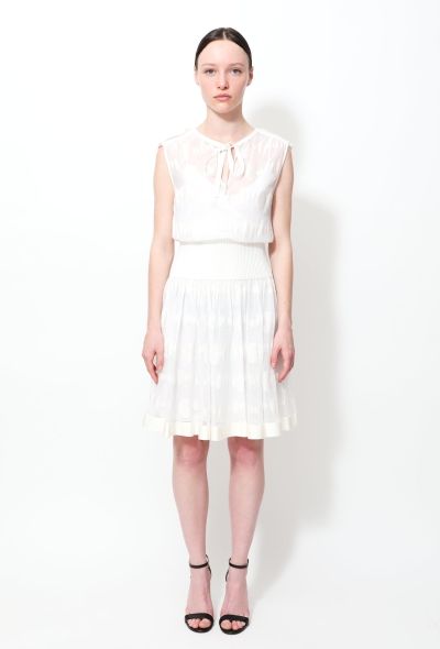 Chanel 2016 Embroidered 'CC'  Flared Dress - 1