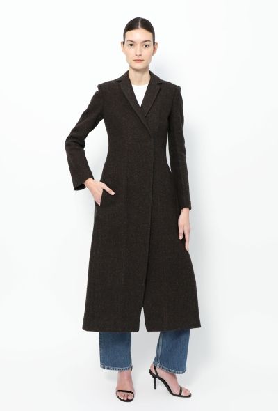 Céline F/W 2011 Flared Crombie Coat - 1