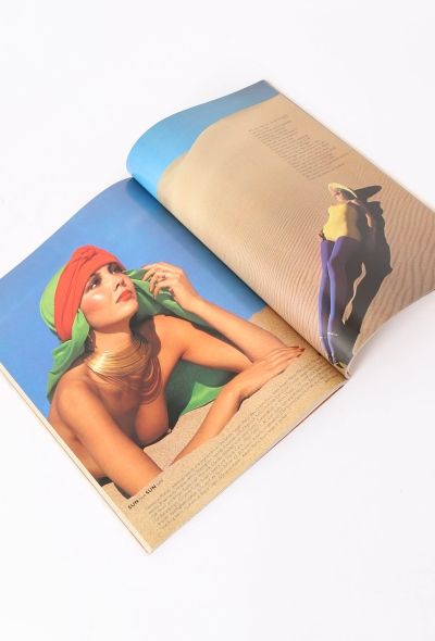 VOGUE UK 1976 Jerry Hall Issue Trio - 2