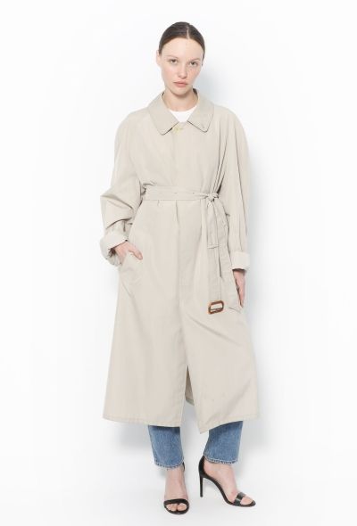 Burberry Vintage Classic Belted Trench - 1