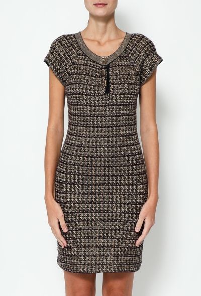 Chanel 2011 Paris-Byzance Gripoix Knit Dress - 1