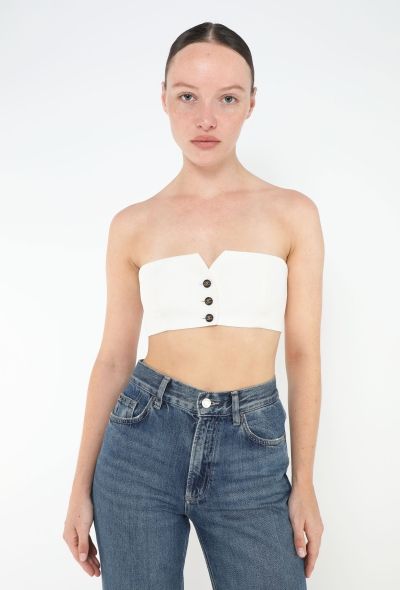 Chanel 1994 Silk Piqué Bandeau - 1