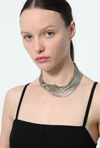 Chanel Layered Chainlink Choker - 1