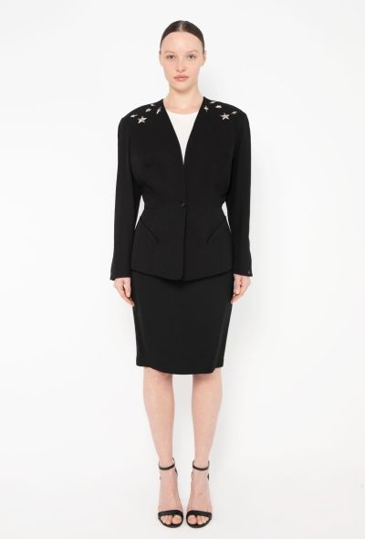 Thierry Mugler F/W 1990 Cinched Star Embellished Ensemble - 1