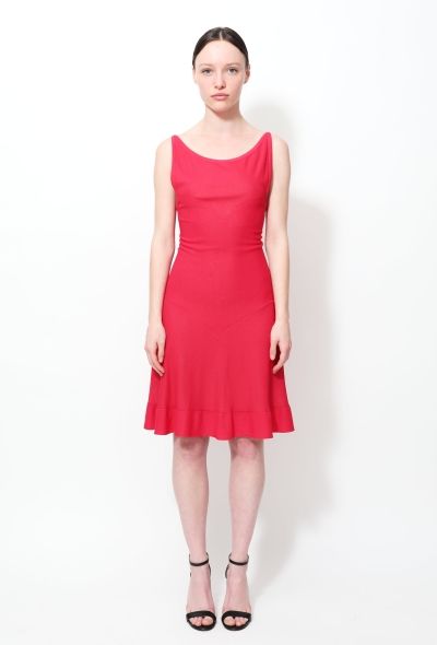 Alaïa Fluted Open Back Dress - 1