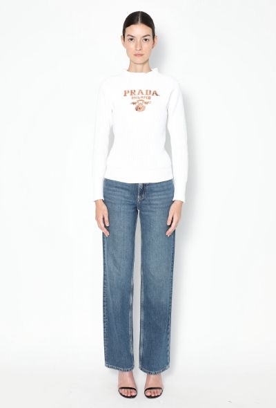 Prada 2022 Knit Emblem Sweater - 2