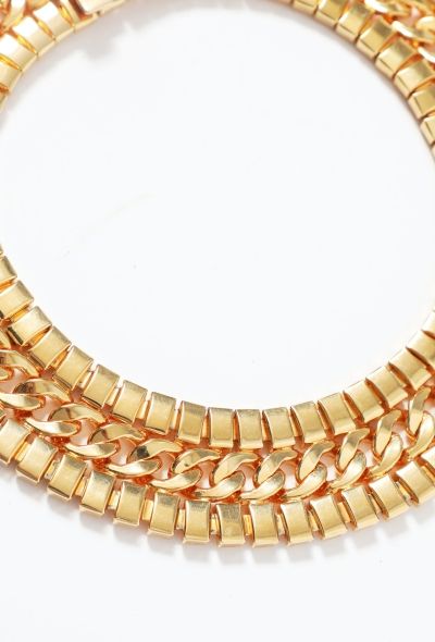 Metallic Chainlink Choker - 2