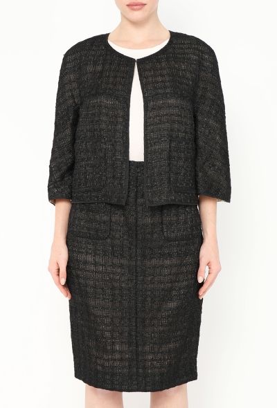 Chanel S/S 2012 Iridescent Bouclé Tweed Set - 1