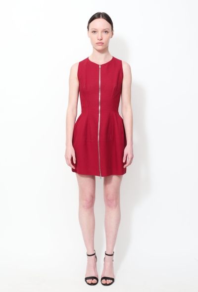 Alaïa Textured Hourglass Zip Dress - 1
