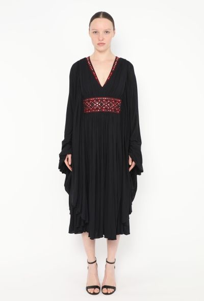 Alexander McQueen 2008 Embroidered Ruched Kaftan - 1