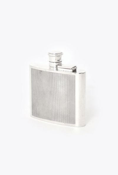 Hermès 1978 Grain de Poudre Silver Flask - 2
