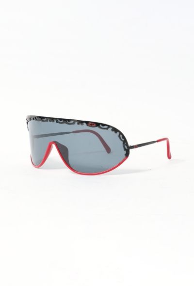 Christian Dior Vintage Bicolor Wrap Sunglasses - 2