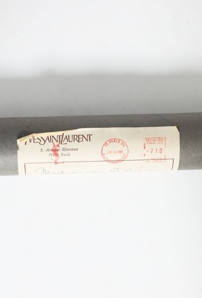 Saint Laurent Rare 1987 Love Poster, in Original Packaging - 2