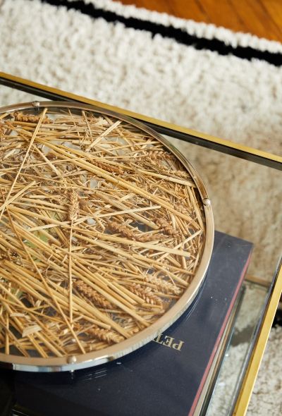 Dior 1972 Casted Wheat Platter - 2