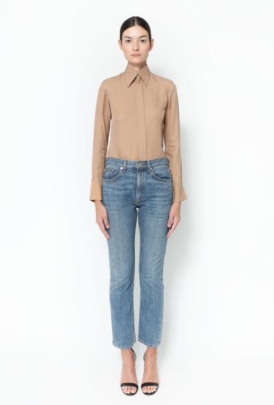 Céline Classic Silk Crêpe Shirt - 2