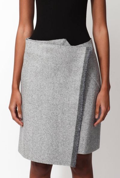 Céline Felt Wrap Skirt - 2