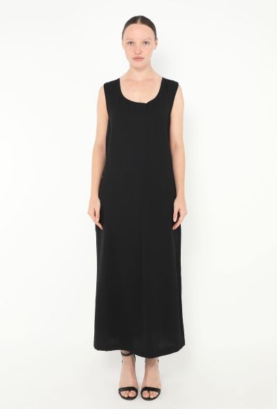 Comme des Garçons '90s Belted Twill Maxi Dress - 1