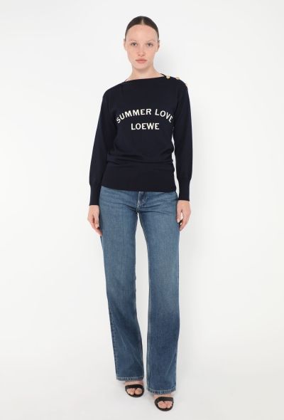 Loewe 2018 Summer Love Monogram Sweater - 2