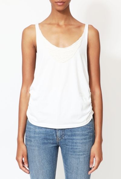 Balenciaga Le Dix Textured Cotton Tank - 2