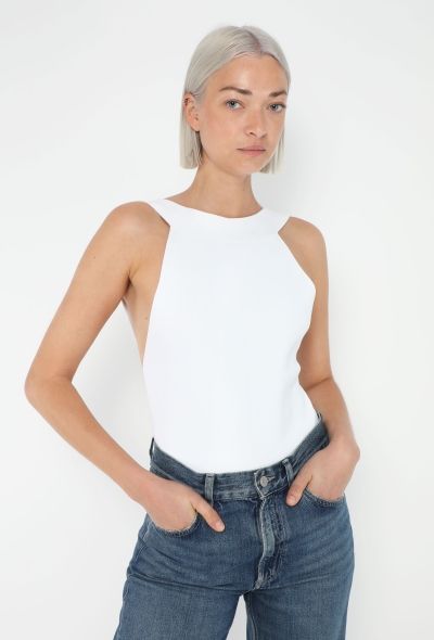 Khaite S/S 2024 Ribbed Campagna Bodysuit - 1