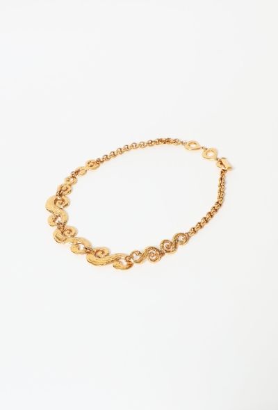 Saint Laurent Vintage Arabesque Collar Necklace - 2