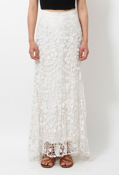 Antique Lace Crochet Skirt - 2