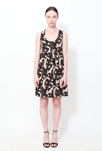 Saint Laurent 2015 Floral Print Crêpe Dress - 2
