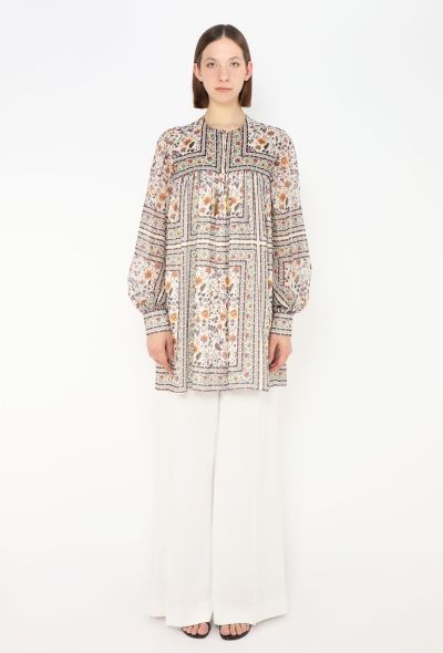 Saint Laurent 2014 Floral Peasant Tunic - 2