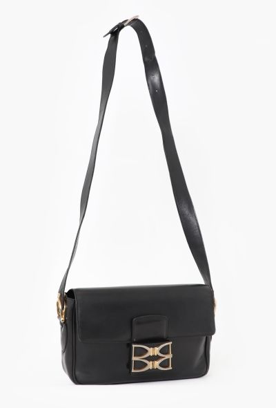 Céline '70s Black Box Shoulder Bag - 2