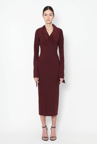 Romeo Gigli COLLECTOR '80s Cowl-Neck Dress - 1