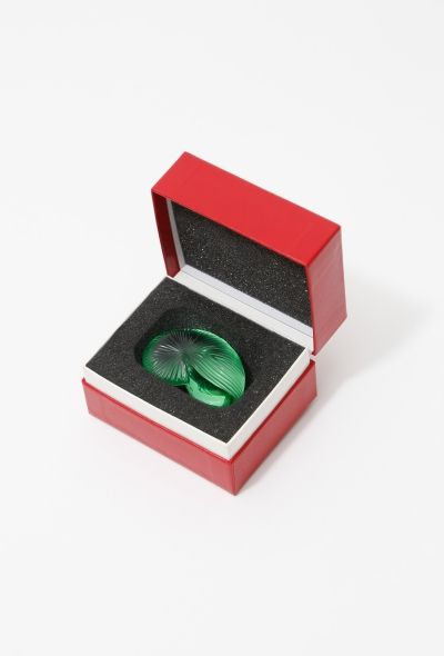 Vintage Objects & Decor 90s Baccarat "Nautilus" Shell Crystal Paperweight - 1