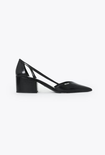 Prada F/W 2024 Cut-Out Logo Pumps - 1