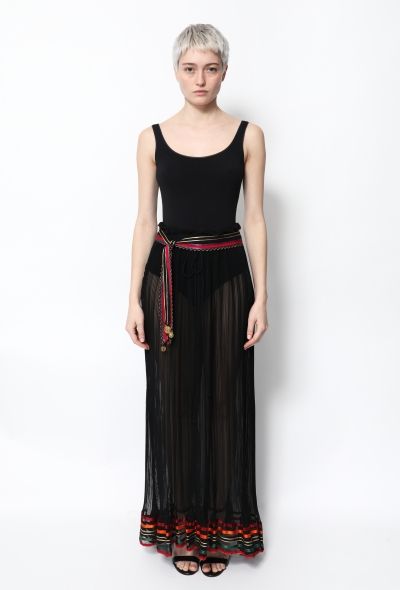 Sant'Angelo '70s Pleated Boho Skirt - 2