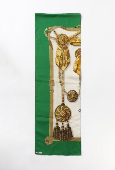 Hermès Vintage 'Frontaux et Corcades' Silk Scarf - 1