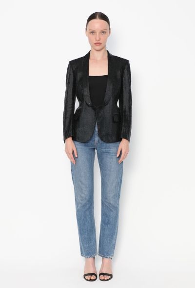 Balmain 2020 Sequin Embroidered Blazer - 2
