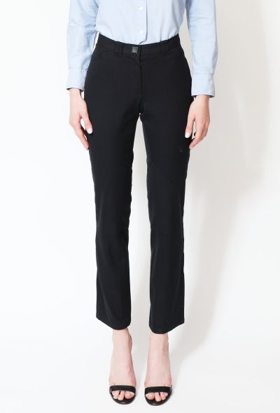 Chanel Curved Seam 'CC' Tapered Trousers - 2