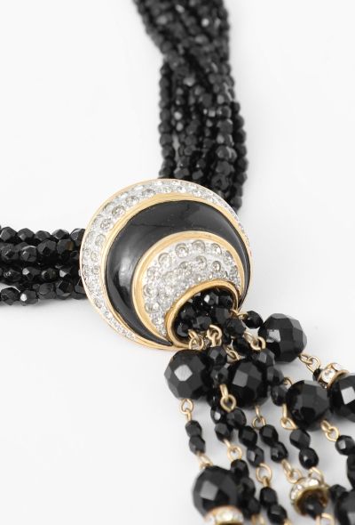 Valentino Vintage 'Jais de Paris' Pendant Necklace - 2