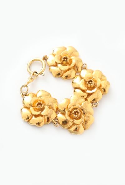 Chanel Early '80s Camélia Flower Bracelet - 2