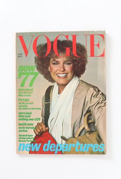 VOGUE UK January 1977 Elizabeth Taylor Issue - 1