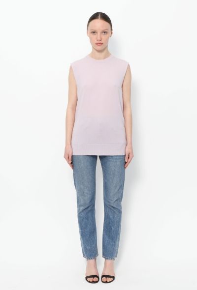 Jil Sander Sleeveless Cashmere Top - 2