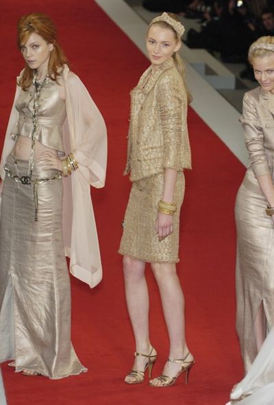 Chanel Iconic S/S 2005 Iridescent Tweed Dress - 2