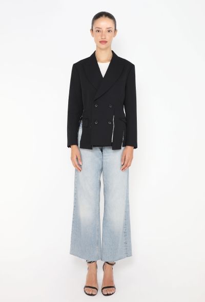 Comme des Garçons Deconstructed Twill Blazer - 2