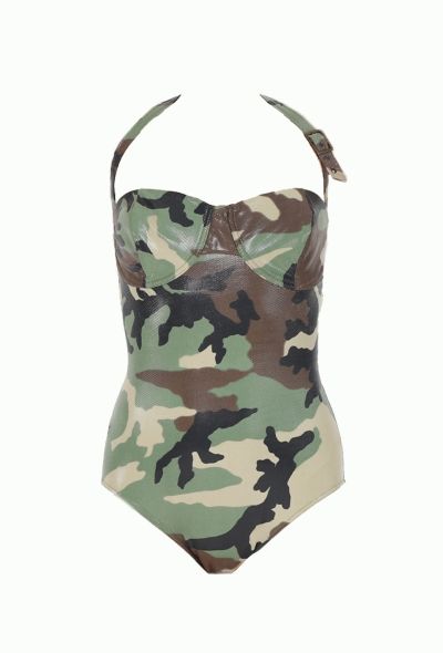 Dior S/S 2001 Iridescent Camouflage Swimsuit - 1