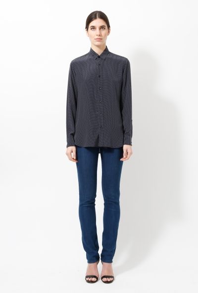 Saint Laurent 2013 Polka Dot Blouse - 2