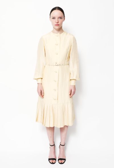 Jean Patou Belted Silk Dress - 1