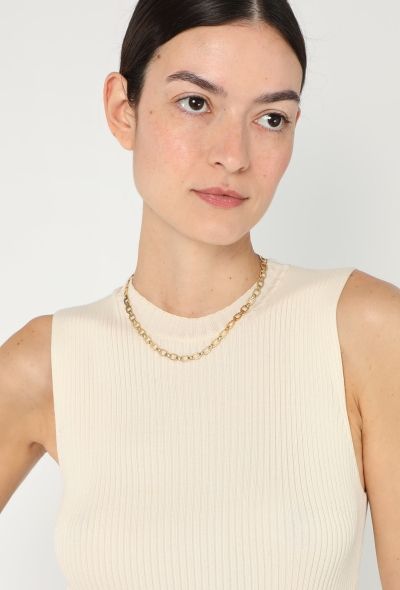 Vintage Fine Jewelry 1980s 18k Yellow Gold Chain Necklace - 2