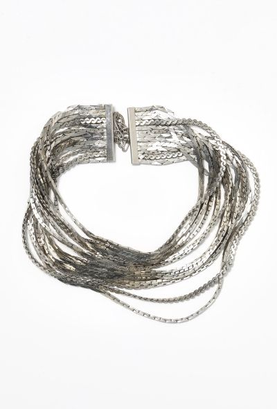 Chanel Layered Chainlink Choker - 2