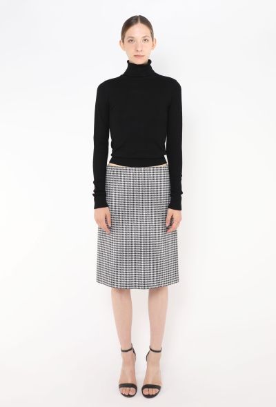 Balenciaga S/S 2018 Houndstooth Skirt - 1
