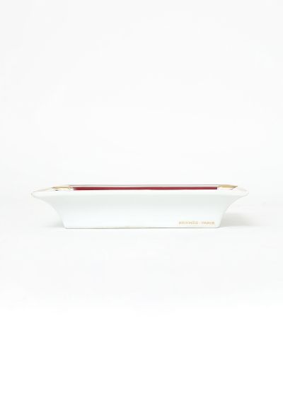 Hermès Vintage 'Les Parfums' Limoges Ashtray - 2